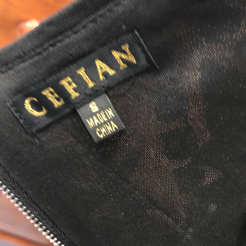 Cefian Black Gold Sequin Dress NWOT - Picture 8 of 9